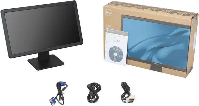 Alt view image 8 of 8 - Dell E2014H Black 20" 5ms Widescreen LED Backlight LCD Monitor 250 cd/m2 1000:1