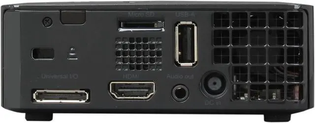Alt view image 4 of 7 - Dell M115HD WXGA 1280x800 HDMI USB Inputs w/ 1GB Internal Memory 450 ANSI Lumens Mobile LED Projector