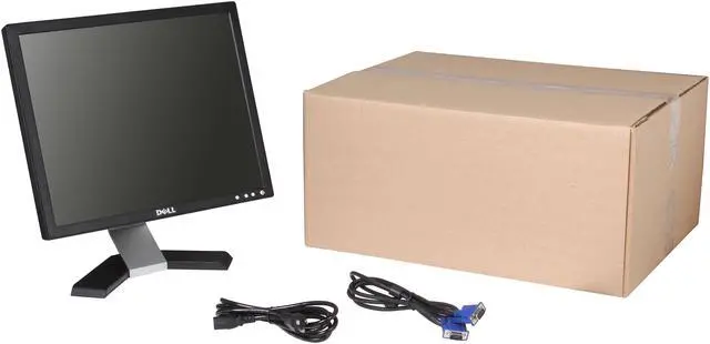 Alt view image 8 of 8 - Dell 17" 60 Hz LCD Monitor 5 ms D-Sub E176FP