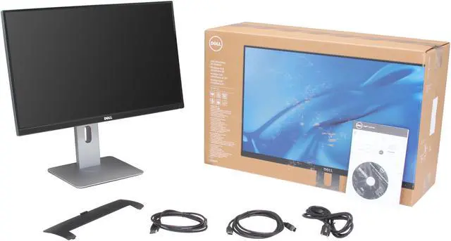 Alt view image 11 of 11 - Dell UltraSharp U2414H Black 23.8" Widescreen LED Backlight LCD IPS Monitor, 1920 x 1080, 1000:1, 250cd/m2, HDMI&DVI&USB Display Port, VESA Mountable