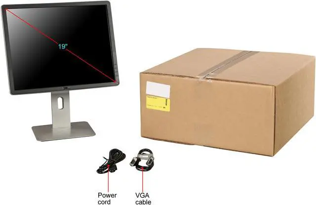 Alt view image 12 of 11 - Dell 19" 60 Hz IPS SXGA LCD Monitor IPS 8ms (GTG) D-Sub, DVI, DisplayPort P1914S