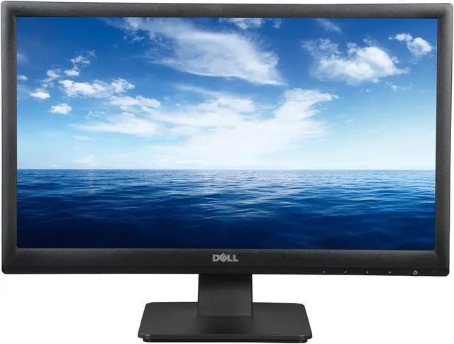 Alt view image 2 of 8 - Dell D2015H Black 20" VA Panel Widescreen LED Backlight LCD Monitor 250 cd/m2 3000:1