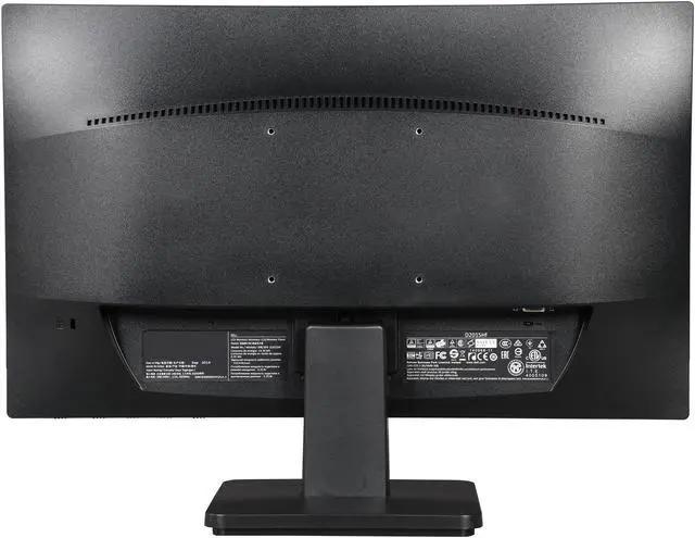 Alt view image 5 of 8 - Dell D2015H Black 20" VA Panel Widescreen LED Backlight LCD Monitor 250 cd/m2 3000:1