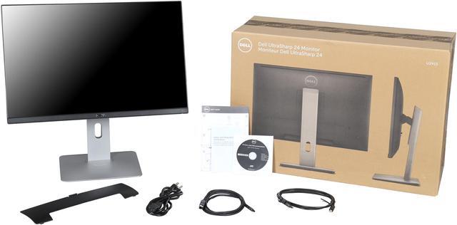 Alt view image 12 of 12 - Dell U2415 UltraSharp 24.1" Dual HDMI Widescreen LCD Monitor IPS 300 cd/m2 DCR 2,000,000:1 (1000:1), Height & Pivot Adjustable, Built in USB 3.0 Hub