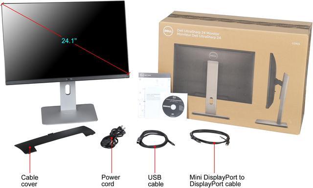 Alt view image 13 of 12 - Dell U2415 UltraSharp 24.1" Dual HDMI Widescreen LCD Monitor IPS 300 cd/m2 DCR 2,000,000:1 (1000:1), Height & Pivot Adjustable, Built in USB 3.0 Hub