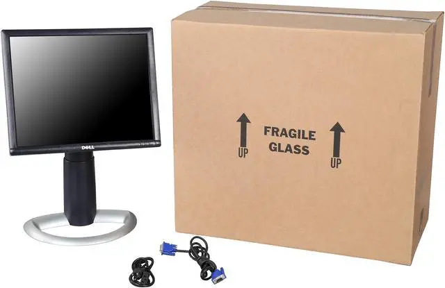 Alt view image 11 of 11 - Dell 17" 75 Hz Active Matrix, TFT LCD LCD Monitor D-Sub, DVI-D 1703FPS
