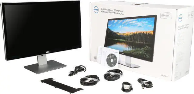 Alt view image 10 of 9 - DELL UP2715K Black 27” IPS 8ms Widescreen 5K Resolution Monitor 5120 x 2880 USB x 3 and Display Port x 2