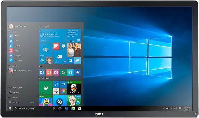 Alt view image 3 of 8 - Dell 32" 60 Hz IPS UHD LED IPS Monitor 6ms (GTG) DisplayPort, Mini DisplayPort, HDMI (MHL), USB UP3216Q