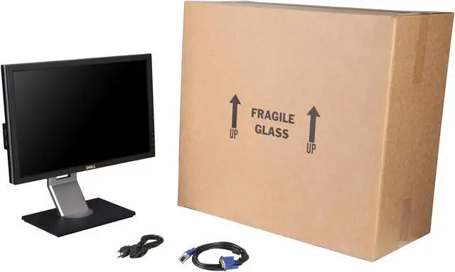 Alt view image 9 of 9 - Dell 19" 75 Hz Active Matrix, TFT LCD Monitors - LCD Flat Panel 5 ms D-Sub, DVI 1909WB-12