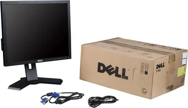 Alt view image 9 of 9 - Dell 19" LCD Flat Panel Display LCD Monitor - Refurbished 5 ms P190SF-12