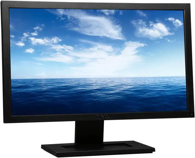 Alt view image 3 of 8 - Dell E2011HC-W-12 Black 20" 5ms LCD Monitor 250 cd/m2 1000:1 -Certified Refurbished