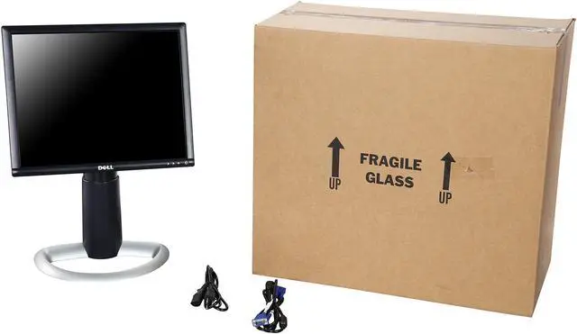 Alt view image 10 of 10 - Dell 17" TFT LCD LCD Monitor D-Sub, DVI MTDE1703FPT-W