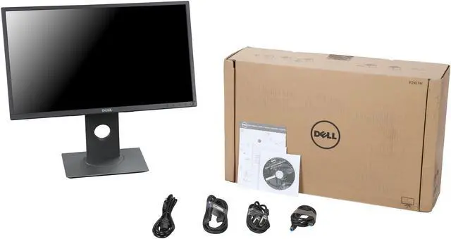 Alt view image 12 of 11 - Dell P2317H Black 23" IPS 6ms(GTG) 60HZ 1920 x 1080 Slim Border LCD/LED Monitor