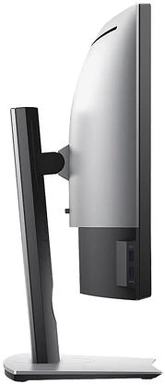 Alt view image 5 of 12 - Dell U3417W 34" 3440x1440 2K Resolution 60Hz 5ms DisplayPort Mini-DisplayPort 2xHDMI  USB 3.0 Hub Built-in Speakers White Edgelit LED IPS Curved Monitor