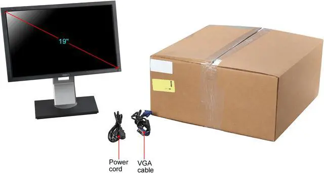 Alt view image 11 of 11 - Dell Professional P1911 19" Widescreen LCD Monitor.A Grade