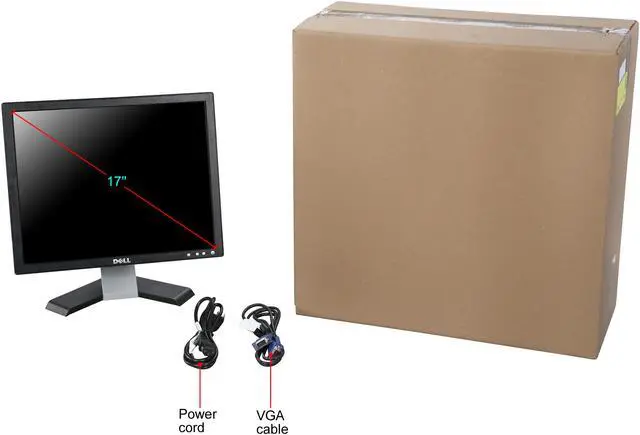 Alt view image 8 of 8 - Dell E177FPC 17" LCD Monitor.A Grade