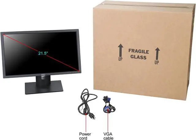 Alt view image 8 of 8 - DELL E2216H 21.5" Widescreen LED Monitor 1920 x 1080 Resolution 60Hz Refresh Rate; 5ms Response Time