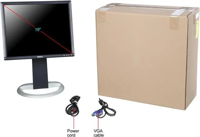 Alt view image 12 of 11 - Dell 1905FP Midnight Gray 19" 20ms LCD Monitor