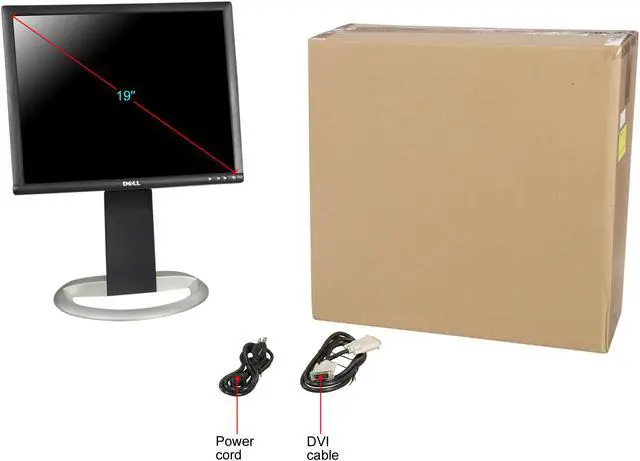 Alt view image 11 of 11 - Dell 19" LCD Monitor 1905FP