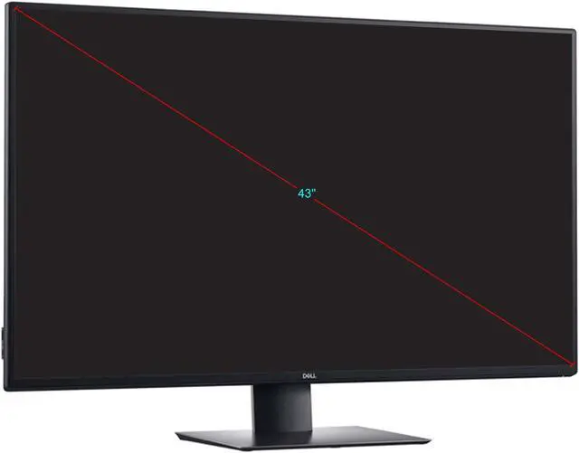 Alt view image 2 of 2 - Dell 43" 60 Hz IPS UHD Monitor 8 ms (normal); 5 ms (fast) HDMI, DisplayPort, USB UltraSharp U4320Q