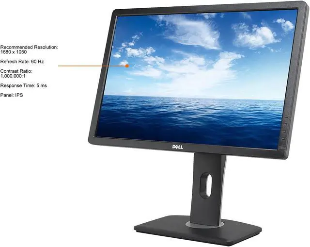 Alt view image 4 of 9 - Dell 22" 60 Hz IPS IPS Monitor 5 ms D-Sub, DVI P2213