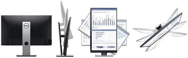 Alt view image 5 of 6 - DELL P2419H 24" 1920 x 1080 Full HD, DisplayPort, HDMI, VGA, USB Hub, Anti-Glare, LED Backlit, Height Adjustable IPS Monitor