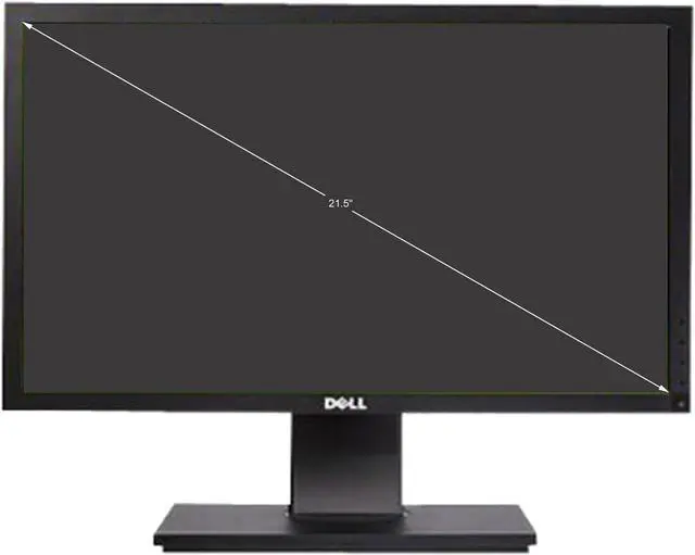 Alt view image 2 of 5 - Dell 21.5" 60 Hz TN FHD Monitor 5 ms D-Sub, DVI, USB P2211H