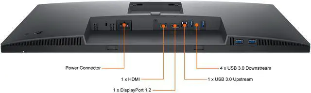 Alt view image 8 of 9 - Dell 27" 60 Hz IPS QHD IPS Monitor 8 ms (normal); 5 ms (fast) HDMI, DisplayPort, USB Flat Panel P2723D