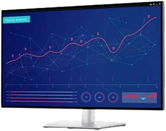 Alt view image 2 of 13 - Dell 27" 60 Hz IPS Black Technology UHD IPS Monitor 8 ms (gray-to-gray normal); 5 ms (gray-to-gray fast) HDMI, DisplayPort, USB, Audio Flat Panel UltraSharp U2723QE