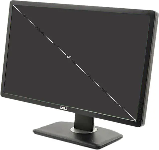 Alt view image 2 of 3 - Dell 24" 60 Hz TN FHD Monitor 5 ms 1920 x 1080 D-Sub, DVI, USB P2412HB