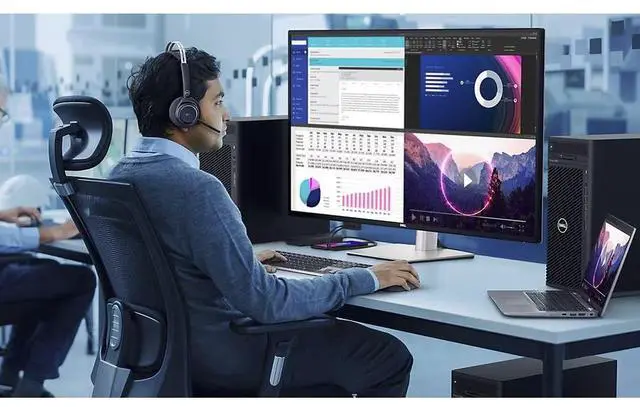 Alt view image 12 of 14 - Dell UltraSharp 42.5' UHD Monitors - 5 ms  GTG - 3840 x 2160 (4K) - 350 Nit - IPS Panel - 16:9