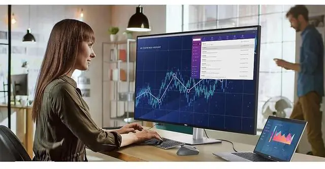 Alt view image 13 of 14 - Dell UltraSharp 42.5' UHD Monitors - 5 ms  GTG - 3840 x 2160 (4K) - 350 Nit - IPS Panel - 16:9