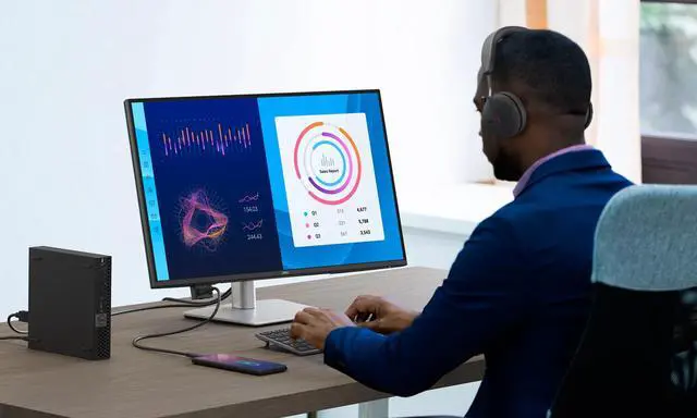 Alt view image 10 of 11 - Dell 27" Pro 27 Plus P2725D 100 Hz IPS QHD(2560 x 1440) IPS Monitor 8ms/5ms GTG (Fast) sRGB 99% Flat Panel