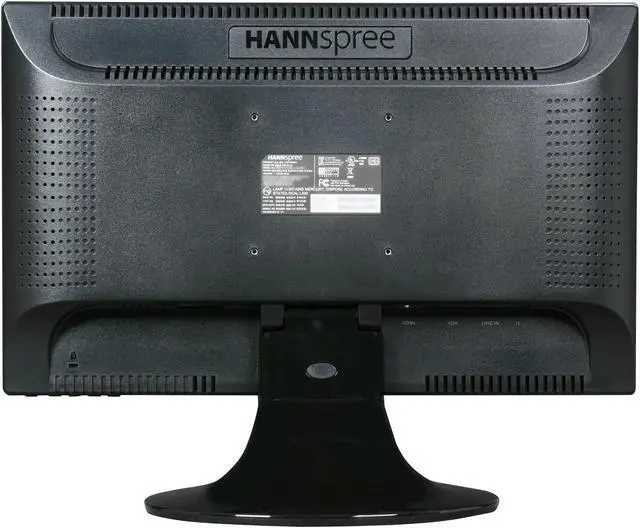 Alt view image 5 of 6 - Hannspree by Hanns-G HF-207HPB Black 20" 5ms WideScreen LCD Monitor w/Speakers 300 cd/m2 15,000:1