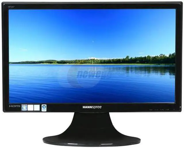 Alt view image 2 of 6 - Hannspree by Hanns-G HF-207HPB Black 20" 5ms WideScreen LCD Monitor w/Speakers 300 cd/m2 15,000:1