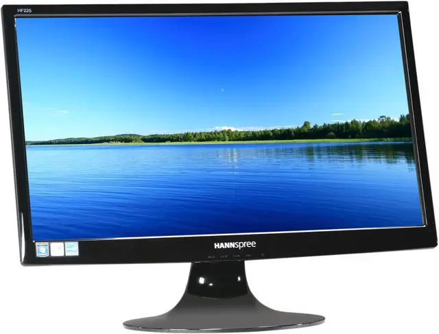 Alt view image 3 of 8 - HANNspree By Hanns-G HF225DPB Black 21.5" 5ms  Full HD WideScreen LCD Monitor w/Speakers 250 cd/m2 X-Contrast 30,000:1 (1000:1)
