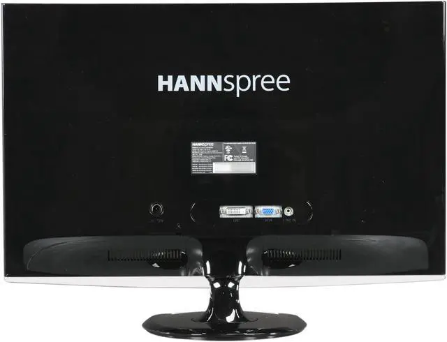 Alt view image 5 of 7 - Hannspree By HannsG SL231DPB Glossy Black 23" 5ms Full HD LED BackLight LCD Monitor w/Speakers 250 cd/m2 1000:1 (Typical)