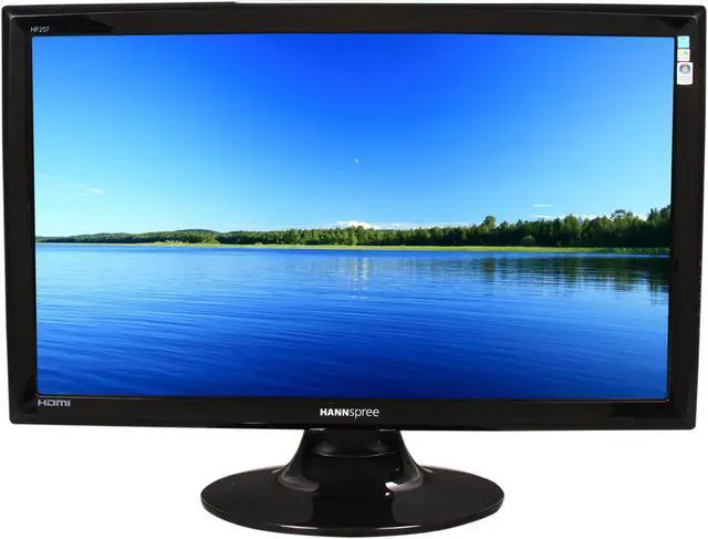 Alt view image 2 of 8 - HANNspree 24.6" Active Matrix, TFT LCD LCD Monitor 2ms GTG D-Sub, HDMI HF257HPB