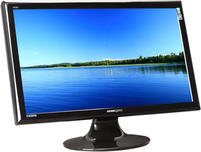 Alt view image 3 of 8 - HANNspree 24.6" Active Matrix, TFT LCD LCD Monitor 2ms GTG D-Sub, HDMI HF257HPB