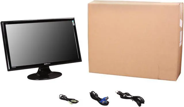 Alt view image 8 of 8 - HANNspree 24.6" Active Matrix, TFT LCD LCD Monitor 2ms GTG D-Sub, HDMI HF257HPB