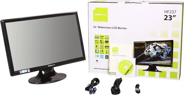 Alt view image 8 of 8 - HANNspree 23" Active Matrix, TFT LCD LCD Monitor 5 ms D-Sub, HDMI HF Series HF237HPB