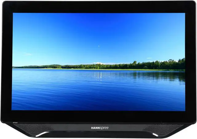 Alt view image 2 of 7 - Hanns-G HT231DPBU Black 23" Touchscreen Monitor Multi-Touch (10 points) 250 cd/m2 80000000:1 Built-in Speakers