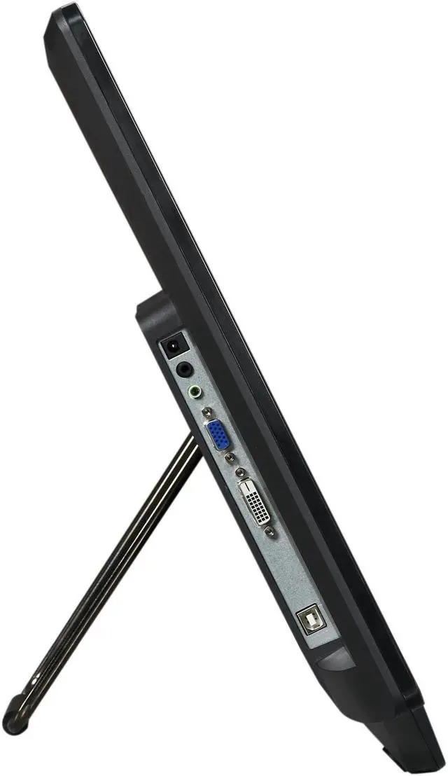 Alt view image 4 of 7 - Hanns-G HT231DPBU Black 23" Touchscreen Monitor Multi-Touch (10 points) 250 cd/m2 80000000:1 Built-in Speakers