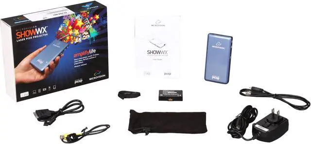 Alt view image 8 of 8 - MICROVISION SHOWWX WVGA 848x480 10 Lumens Laser Pico Projector