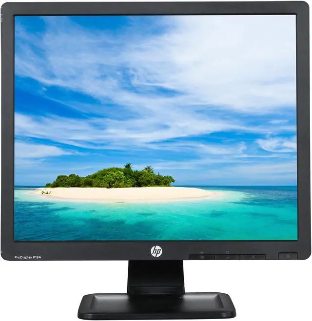 Alt view image 2 of 8 - HP ProDisplay P19A 19" SXGA 1280 x 1024 60Hz VGA Widescreen LED Backlight LCD Monitor