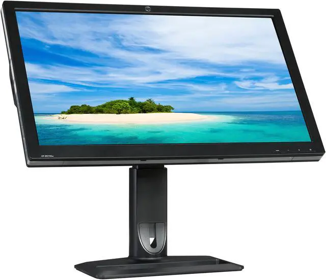 Alt view image 3 of 11 - HP Smartbuy ZR2740w 27" 12 ms (GTG) WQHD IPS Panel Height & Pivot Adjustable Widescreen LED-Backlit LCD Monitor 380 cd/m2 1000:1, Brushed Aluminum