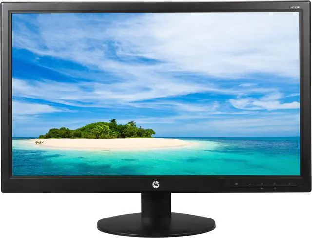 Alt view image 2 of 7 - HP 23.6" 60 Hz TN FHD LCD Monitor 5 ms D-Sub, DVI-D Smartbuy V241