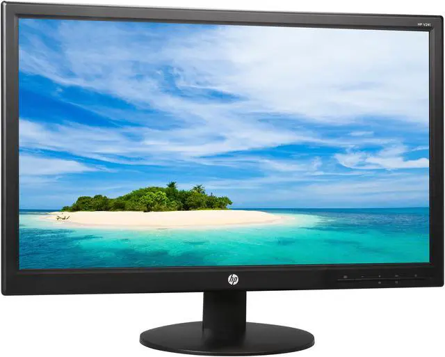 Alt view image 3 of 7 - HP 23.6" 60 Hz TN FHD LCD Monitor 5 ms D-Sub, DVI-D Smartbuy V241