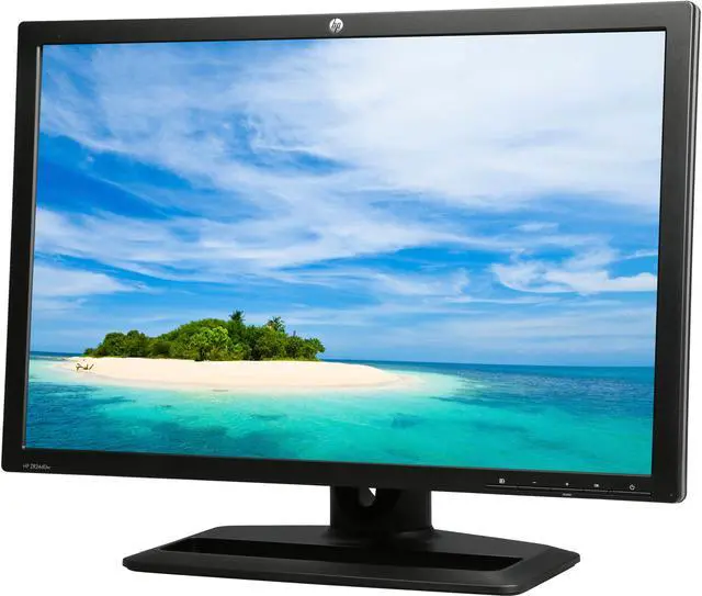Main image of HP 24" 60 Hz IPS LED Backlit IPS Monitor Manufacture Recertified 6ms GTG DVI-D; DisplayPort; HDMI and USB ZR2440w (XW477A8#ABA)