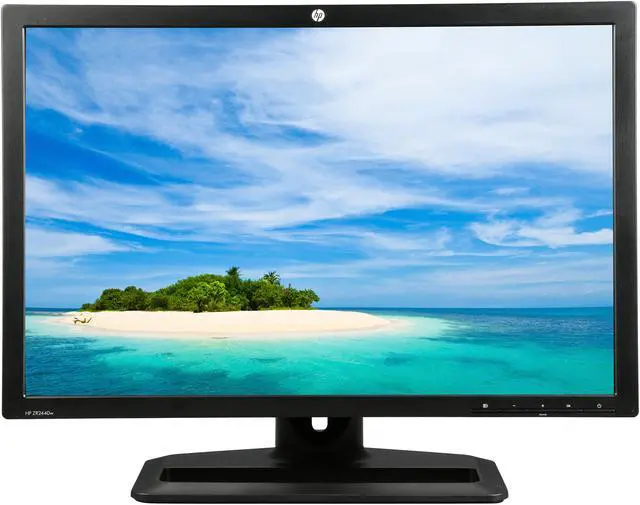 Alt view image 2 of 8 - HP 24" 60 Hz IPS LED Backlit IPS Monitor Manufacture Recertified 6ms GTG DVI-D; DisplayPort; HDMI and USB ZR2440w (XW477A8#ABA)